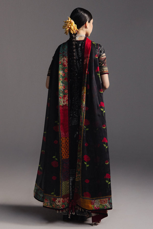 Zara Shahjahan | Anarkali 26 | Surkh Bahar-D1 - Designer Dress - Type : Ladies Clothes - Available at Libayah - 100% Original