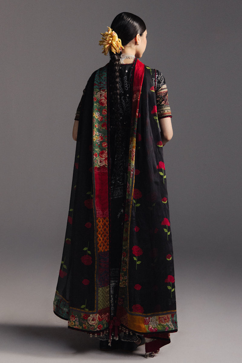 Zara Shahjahan | Anarkali 26 | Surkh Bahar-D1 - Designer Dress - Type : Ladies Clothes - Available at Libayah - 100% Original