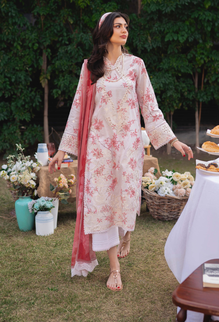 Humdum | Gardenia Lawn 24 | Printkari Lawn PLG 06 by HumDum - Designer Dress - Type: Ladies Clothes - Available at Libayah - 100% Original