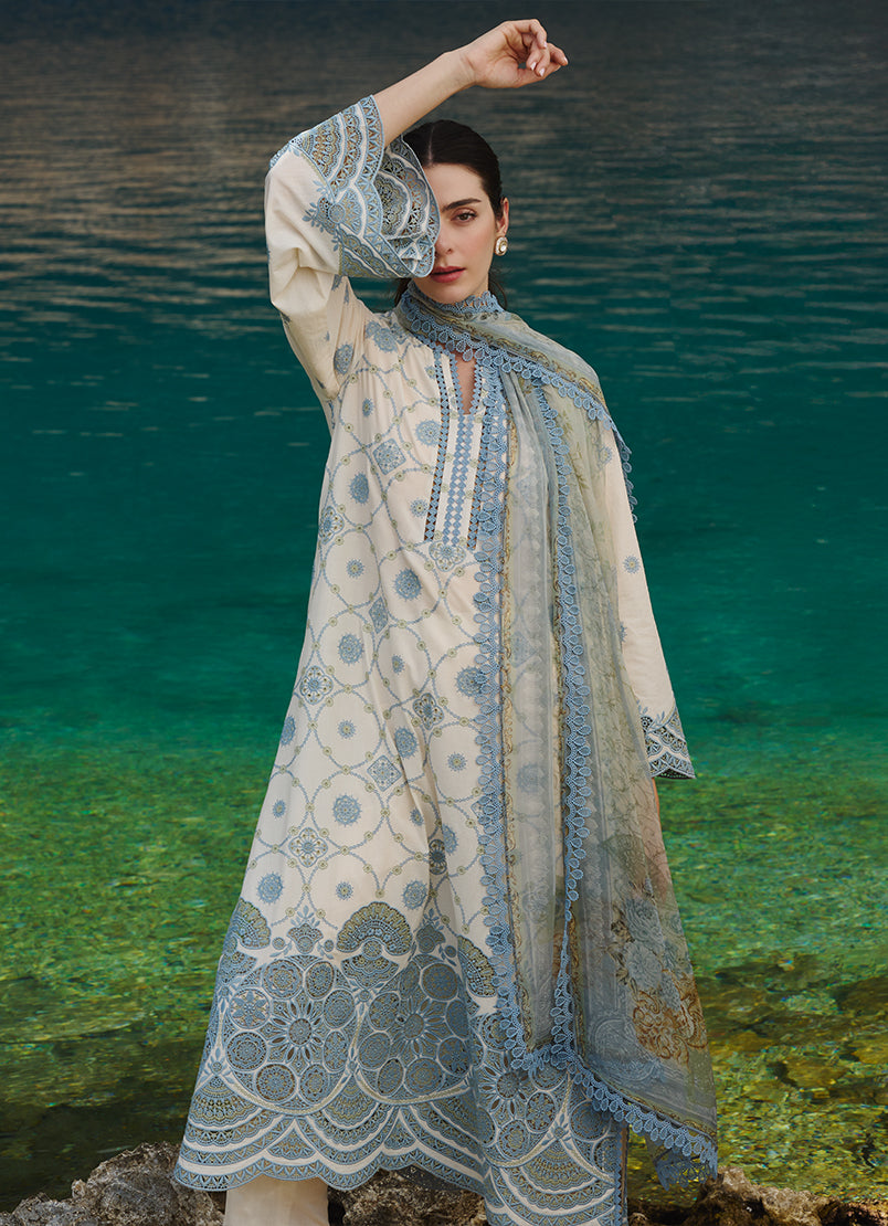Image | Lawnkari 25 | Mila by Image - Designer Dress - Type: Ladies Clothes - Available at Libayah - 100% Original