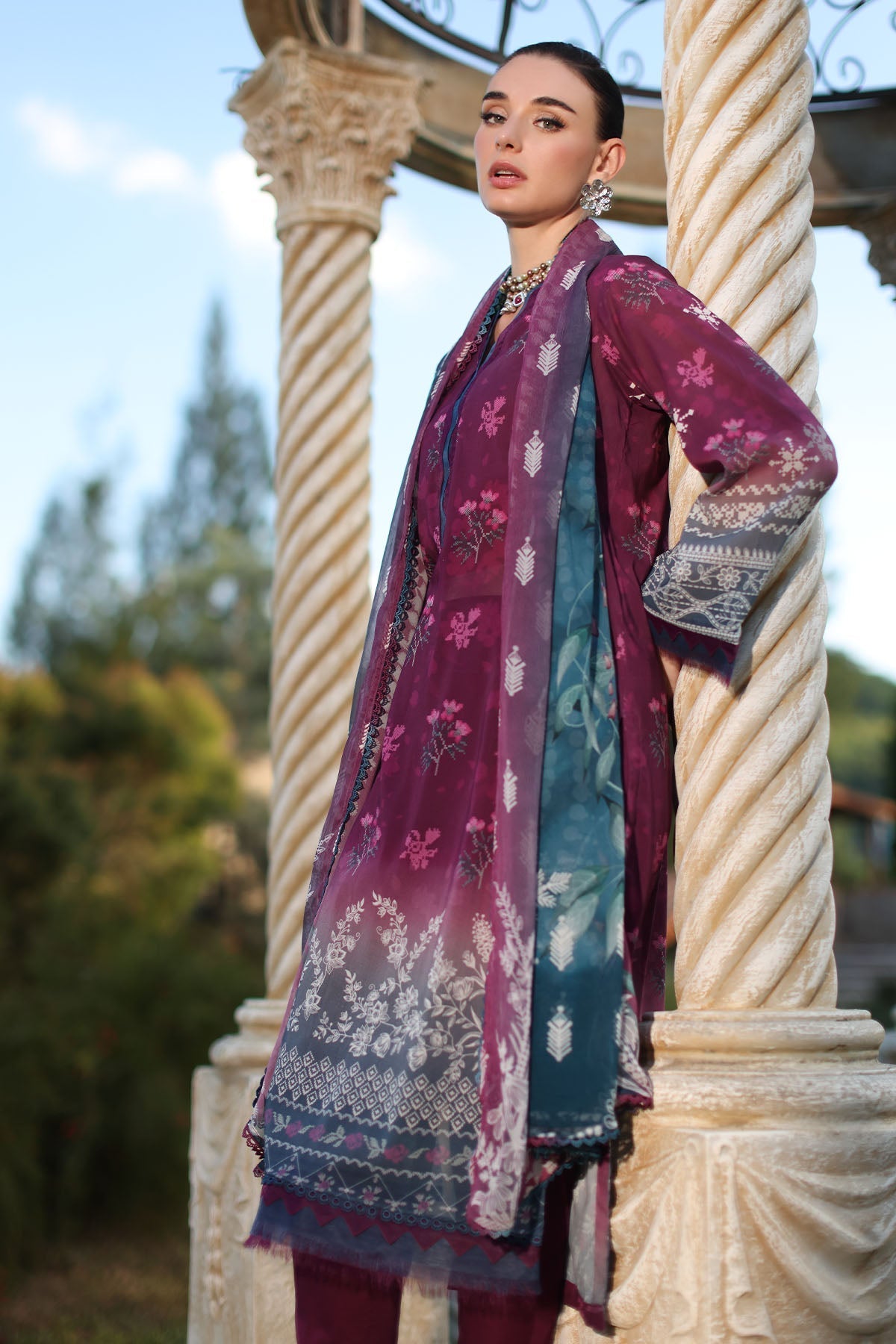 Nureh | Signature Prints 26 | SP-197 by Nureh - Designer Dress  - Type : Ladies Clothes - Available at Libayah - 100% Original 
