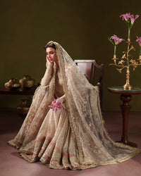Faiza Saqlain | Lamia Wedding Formals | Asfoureh by Faiza Saqlain - Designer Dress  - Type : Ladies Clothes - Available at Libayah - 100% Original 