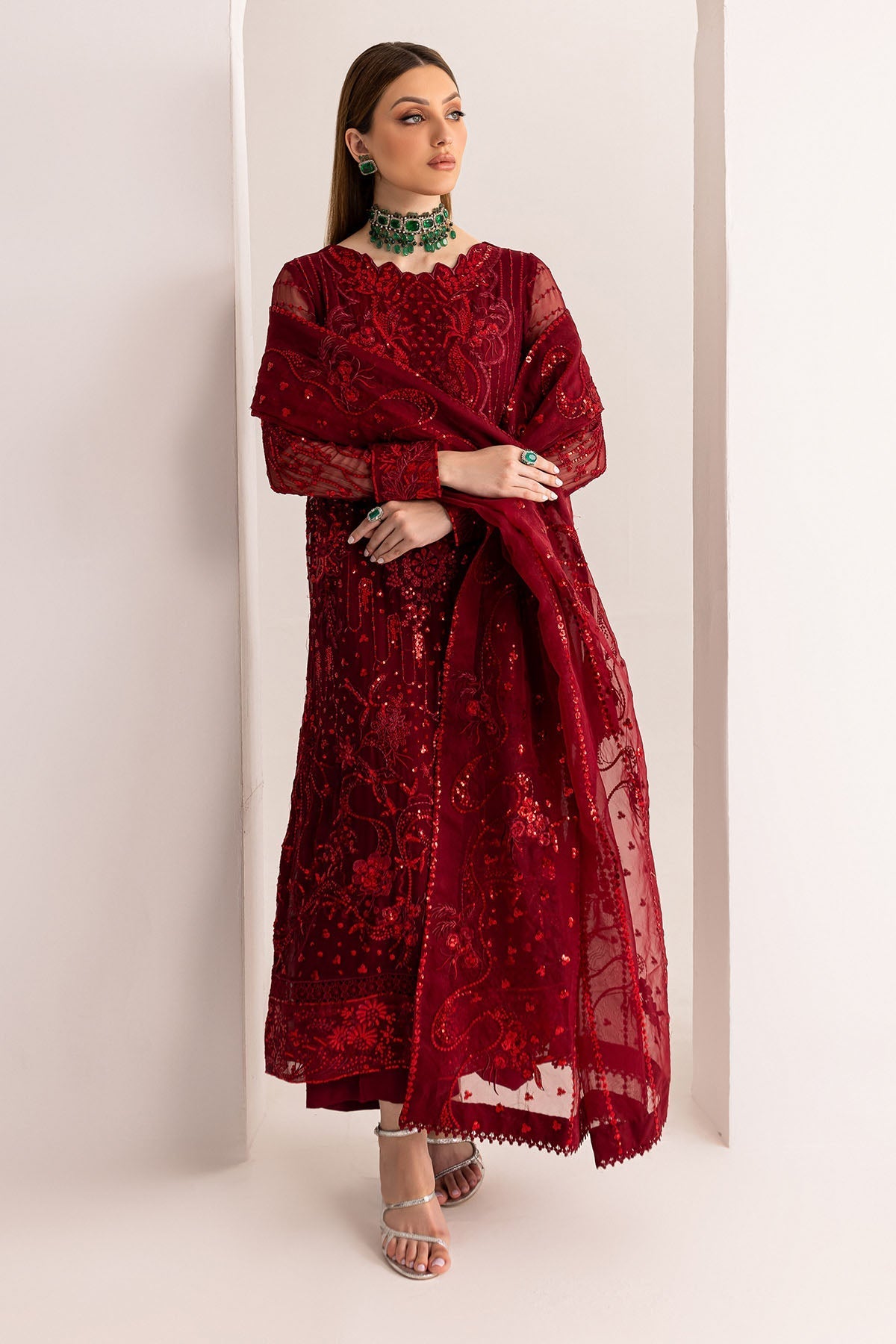 Nureh | Fancy Formals | NP-516 by Nureh - Designer Dress - Type: Formal - Available at Libayah - 100% Original