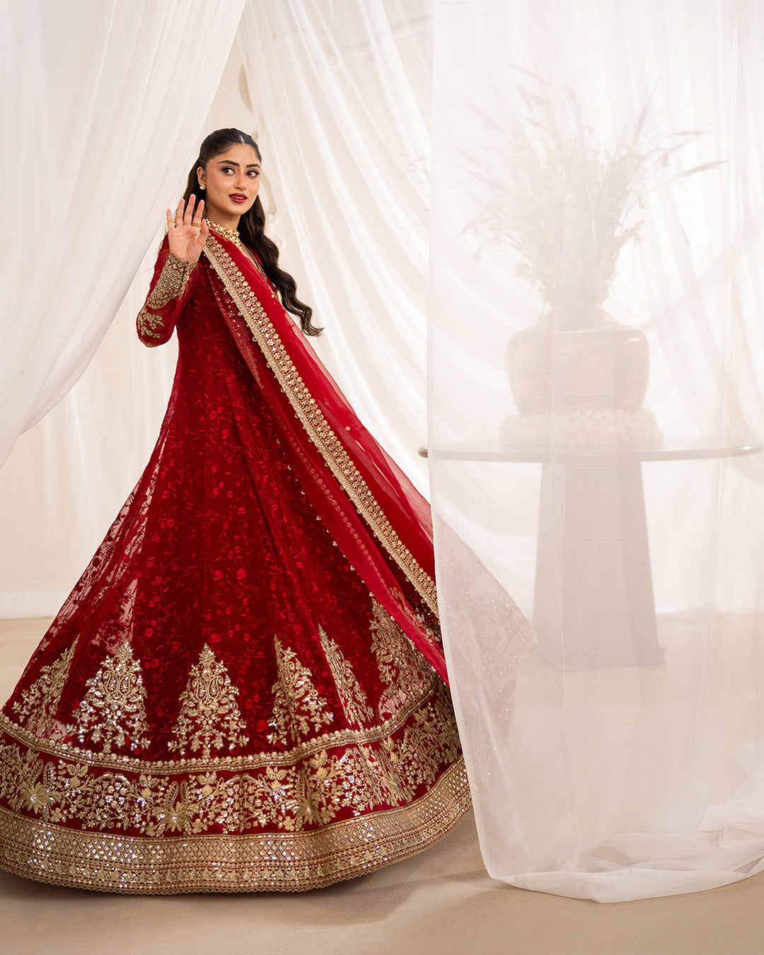 Faiza Saqlain | Rua Wedding Formals | Gul by Faiza Saqlain - Designer Dress  - Type : Ladies Clothes - Available at Libayah - 100% Original 
