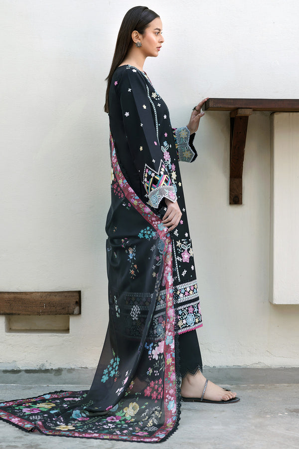 Farasha | Summer Weaves Embroidered Lawn | Ember Shadow by Farasha - Designer Dress - Type: Ladies Clothes - Available at Libayah - 100% Original