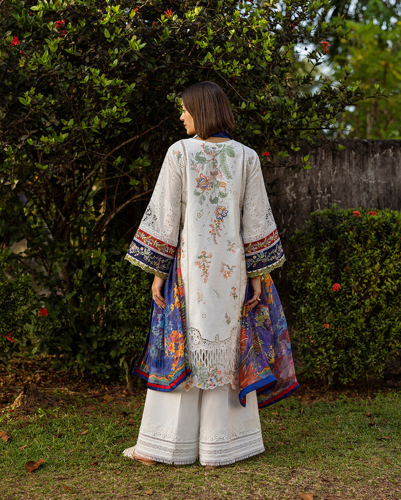 Esmel | Mon Tresor Luxe Lawn 26 | Clair De Lune by Esmel - Designer Dress - Type : Luxury Dress - Available at Libayah - 100% Original