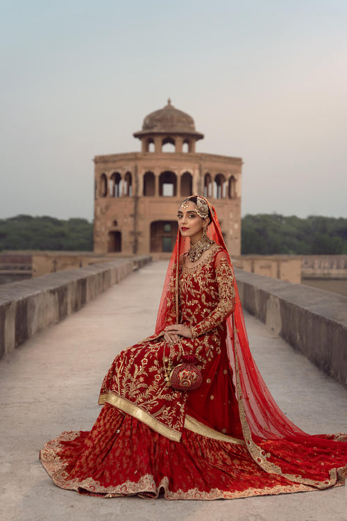 Maya | Wedding Formal Ulfat | SURKH by Maya - Designer Dress - Type: Ladies Clothes - Available at Libayah - 100% Original