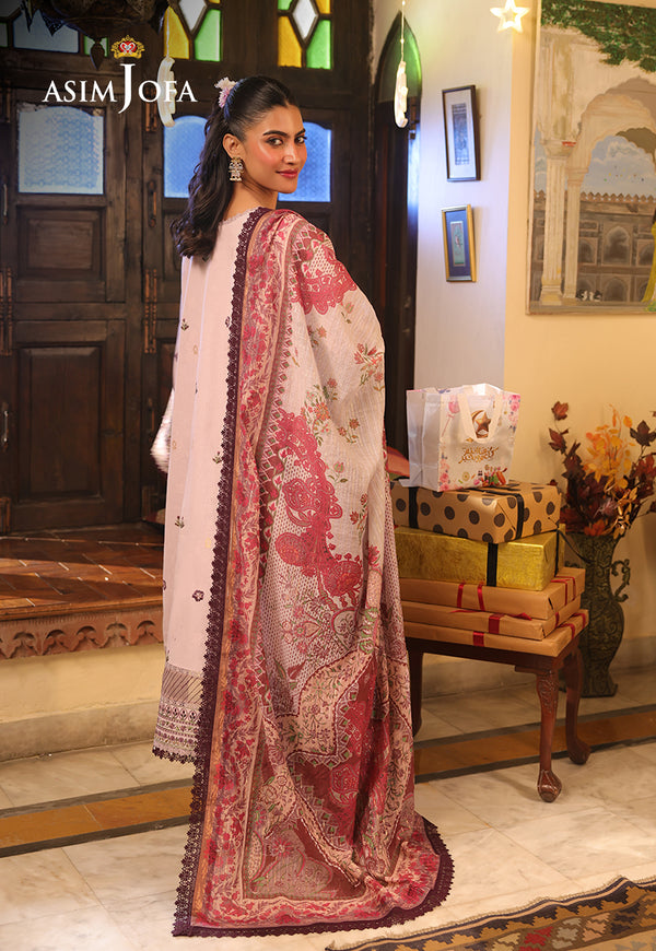 Asim Jofa | Summer Rhapsody | AJUBU-05 Embroidered Jacquard by Asim Jofa - Designer Dress  - Type : Ladies Clothes - Available at Libayah - 100% Original 