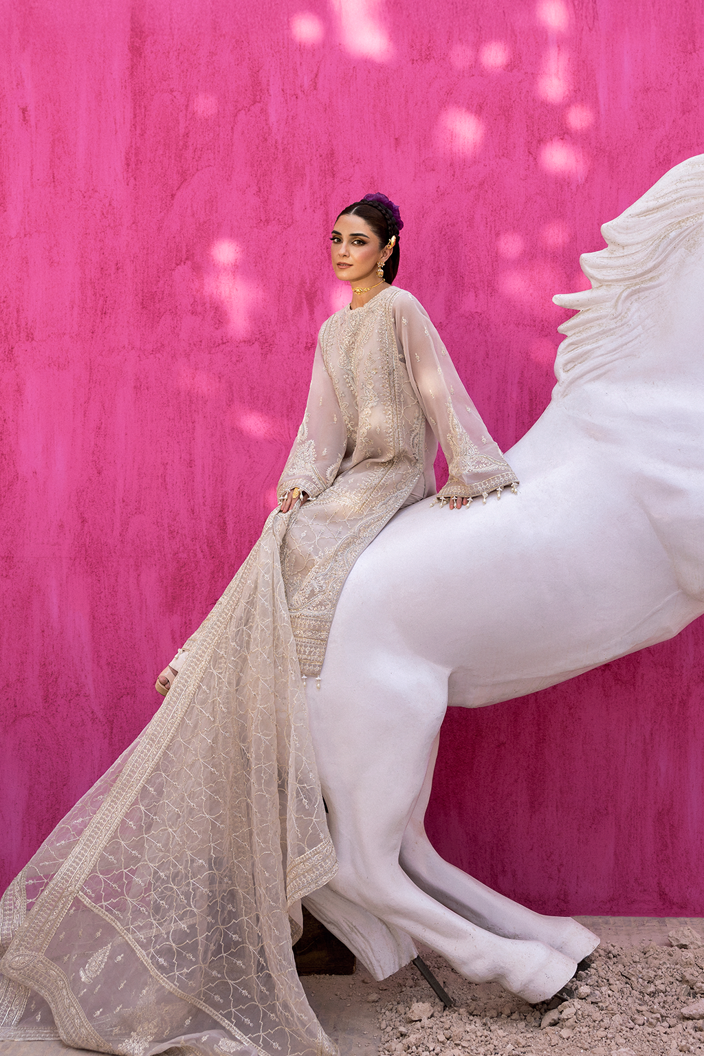 Emaan Adeel | The Empress Wedding Formals | LUMESSE by Emaan Adeel - Designer Dress  - Type : Ladies Clothes - Available at Libayah - 100% Original 