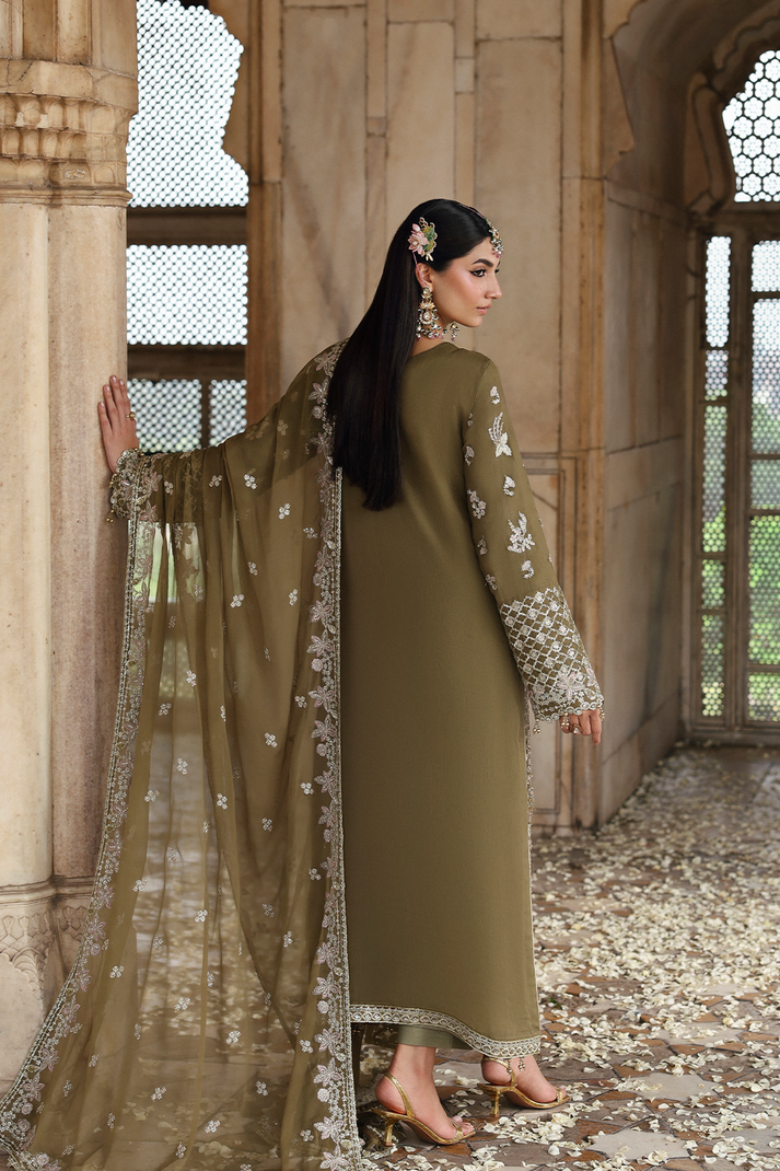 Emaan Adeel | Romansiyyah Luxury Formals | OLIVEA by Emaan Adeel - Designer Dress  - Type : Ladies Clothes - Available at Libayah - 100% Original 
