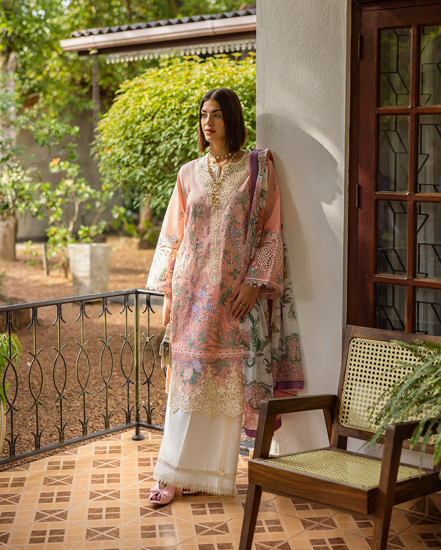 Esmel | Mon Tresor Luxe Lawn 26 | Coup De Foudre by Esmel - Designer Dress - Type : Luxury Dress - Available at Libayah - 100% Original