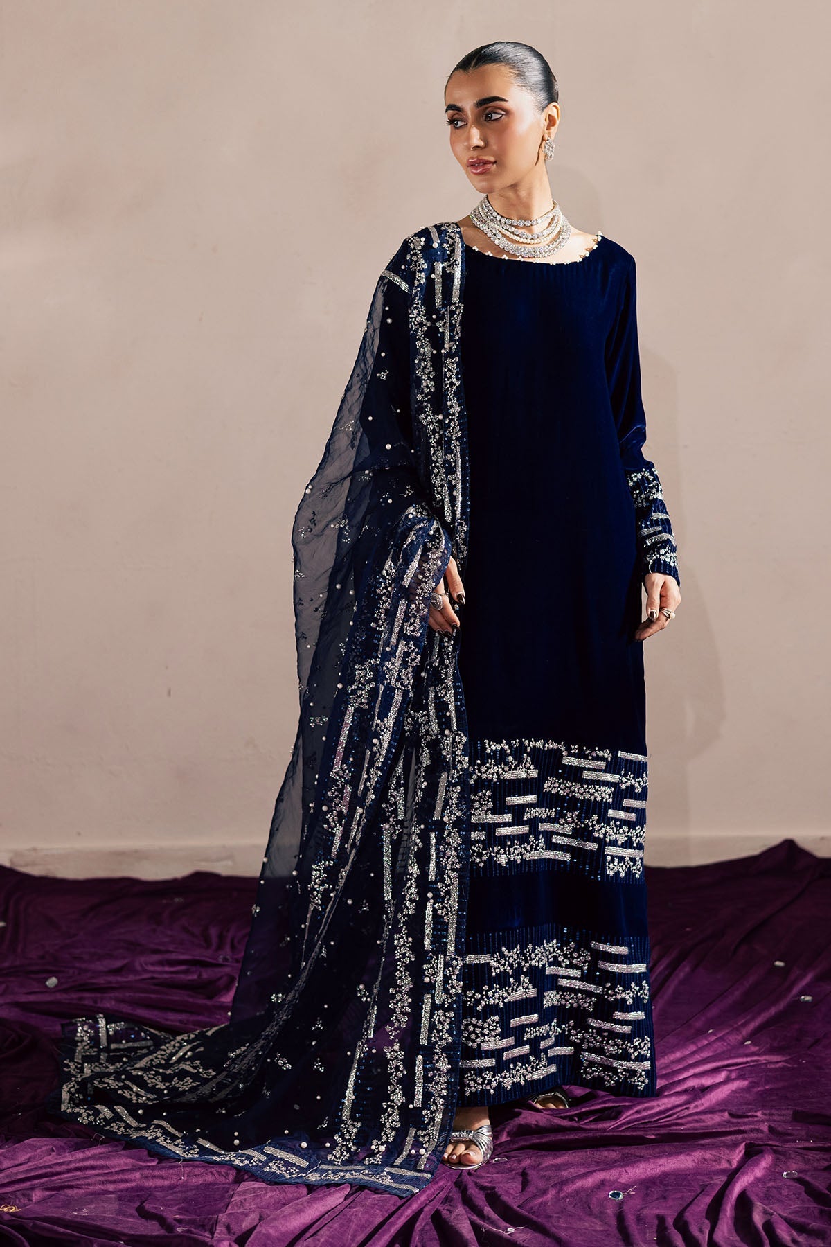 Afrozeh | Basic Pret 26 RTW | NACRE by Afrozeh - Designer Dress  - Type : Ladies Clothes - Available at Libayah - 100% Original 