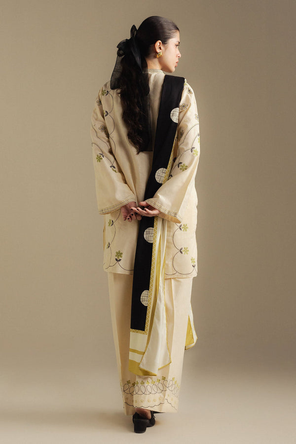 Zara Shahjahan | Coco Winter 25 | Fawn-8B - Designer Dress - Type : Ladies Clothes - Available at Libayah - 100% Original