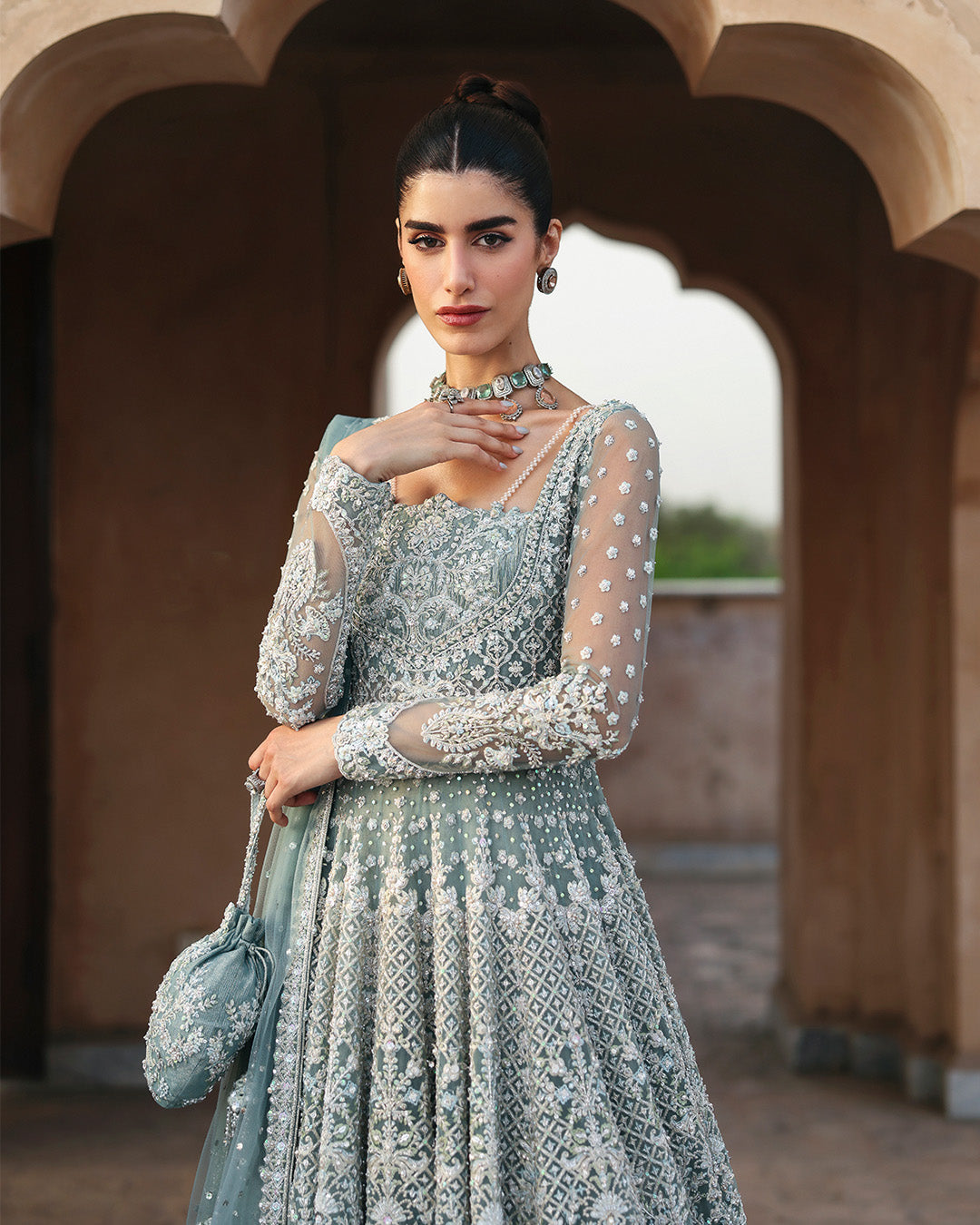 Faiza Saqlain | Averia Bridals | Dorien by Faiza Saqlain - Designer Dress  - Type : Ladies Clothes - Available at Libayah - 100% Original 