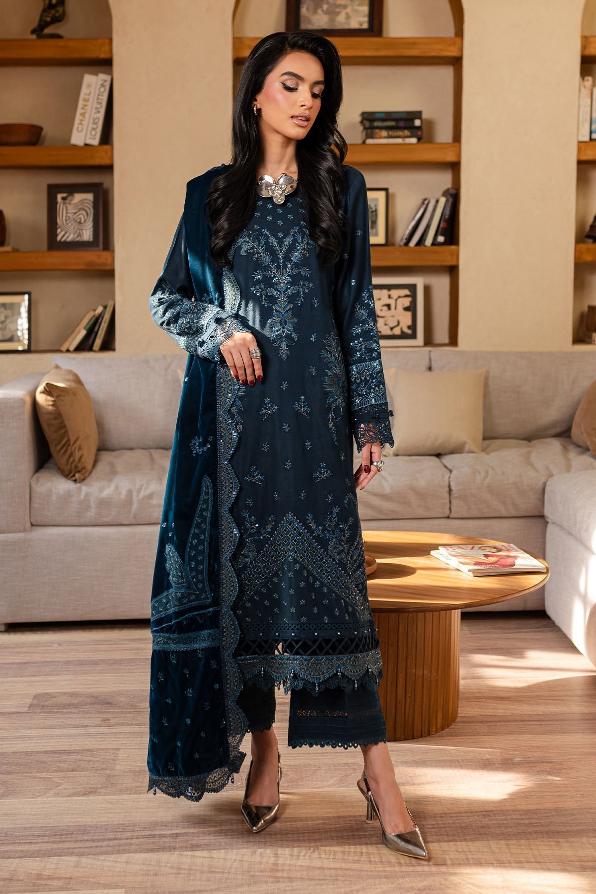 Nureh | Exclusive Shawls | NE-127 by Nureh - Designer Dress - Type: Ladies Clothes - Available at Libayah - 100% Original