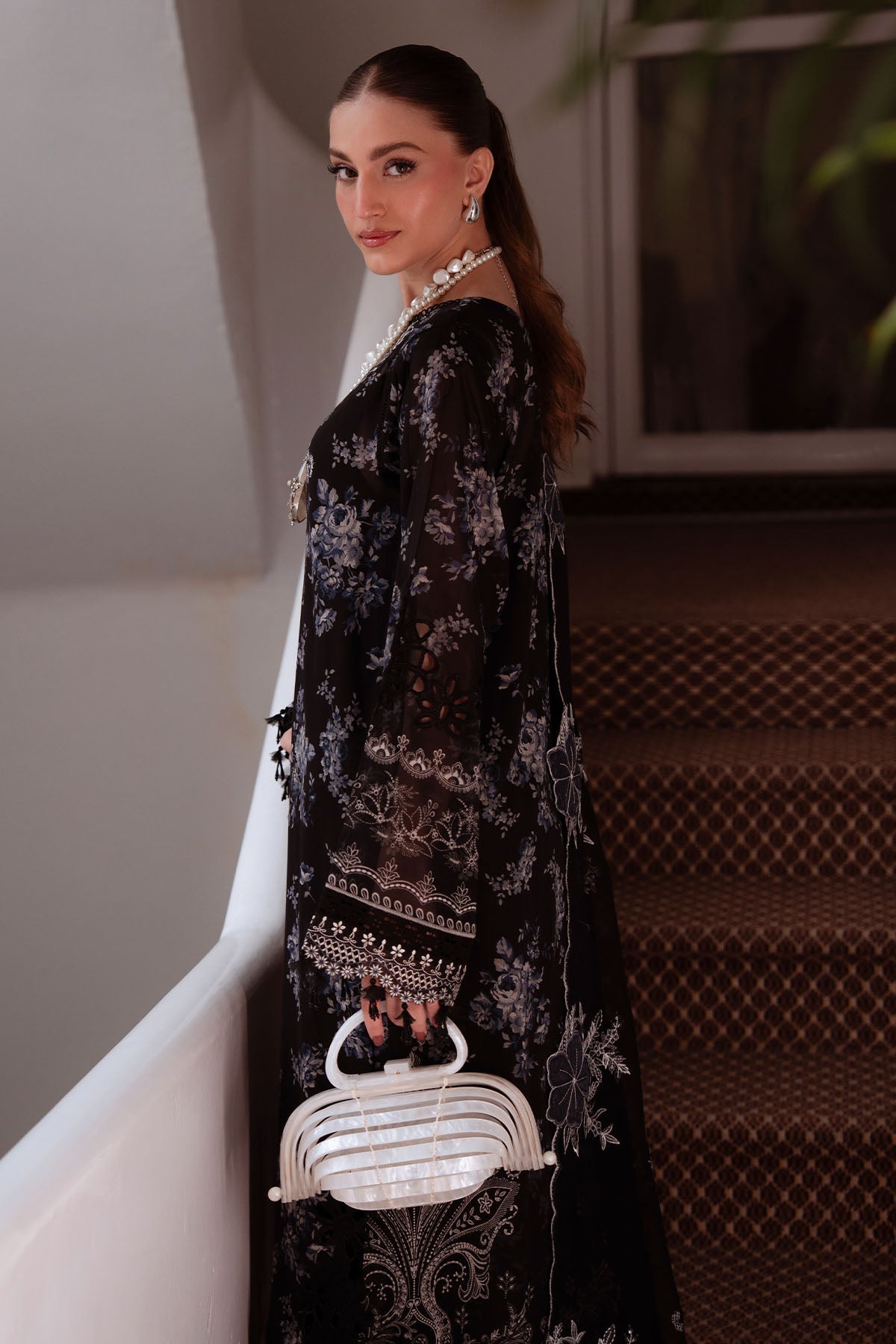 Nureh | Swiss Lawn | NS-164 by Nureh - Designer Dress  - Type : Ladies Clothes - Available at Libayah - 100% Original 