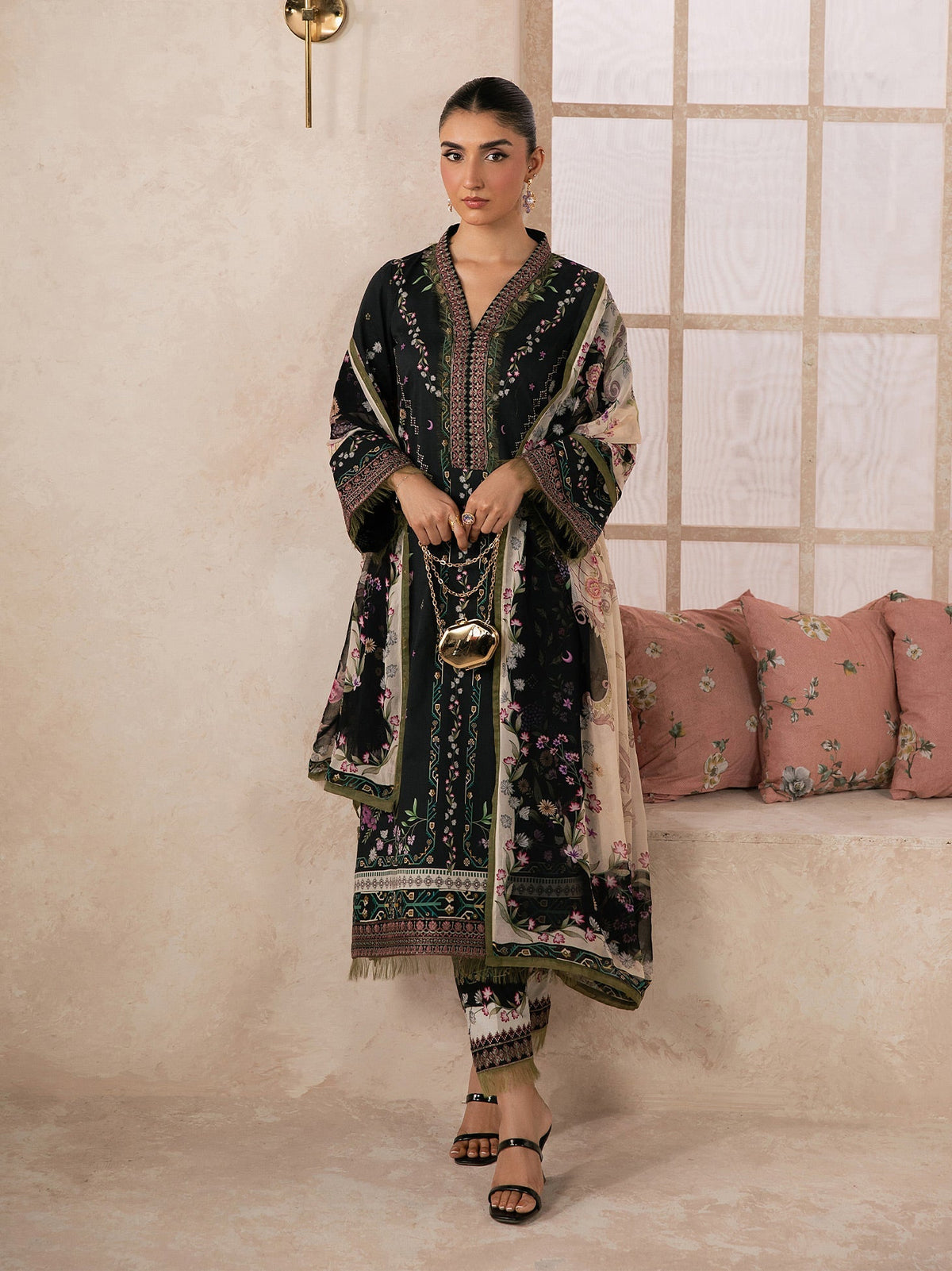 Gulaal | Syra Lawn 26 | Elina SKU D - 5 by Gulaal - Designer Dress  - Type : Ladies Clothes - Available at Libayah - 100% Original 