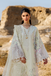 Emaan adeel | Sunlit Groove Luxury Lawn 26 | BLOSSOM BEAT by Emaan Adeel - Designer Dress  - Type : Ladies Clothes - Available at Libayah - 100% Original 