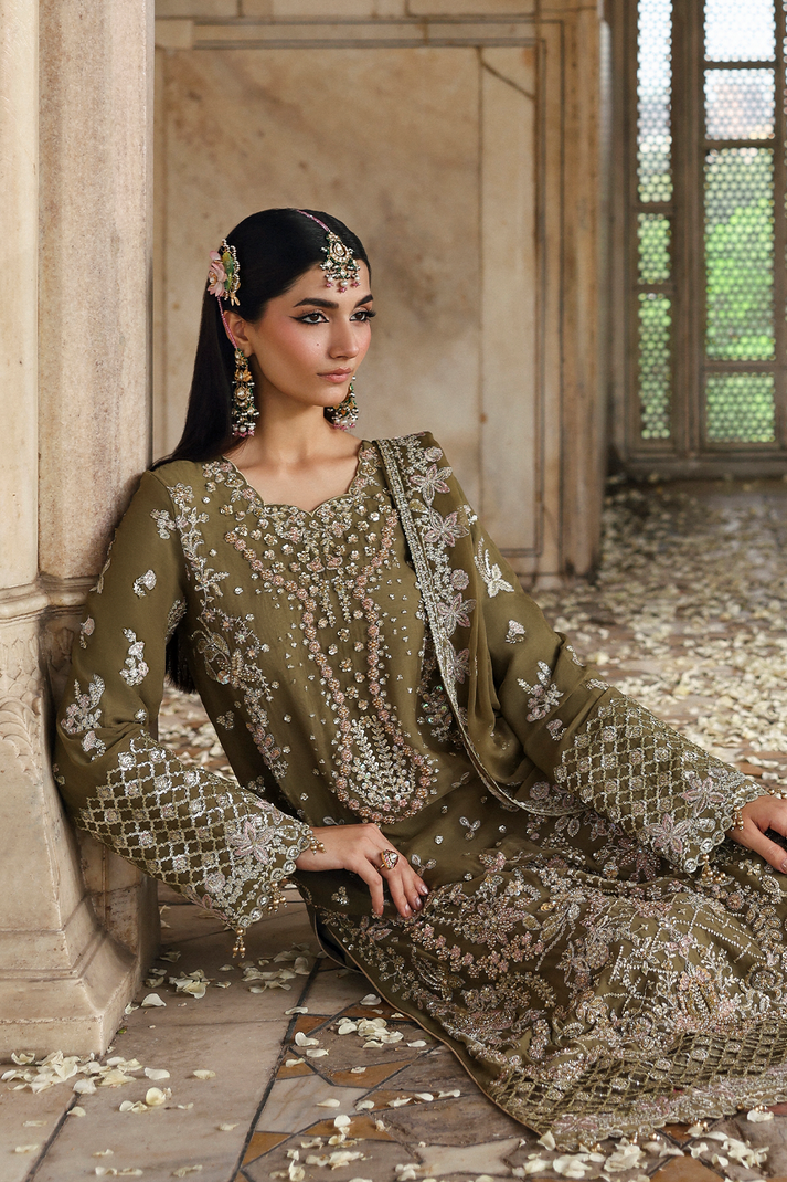 Emaan Adeel | Romansiyyah Luxury Formals | OLIVEA by Emaan Adeel - Designer Dress  - Type : Ladies Clothes - Available at Libayah - 100% Original 