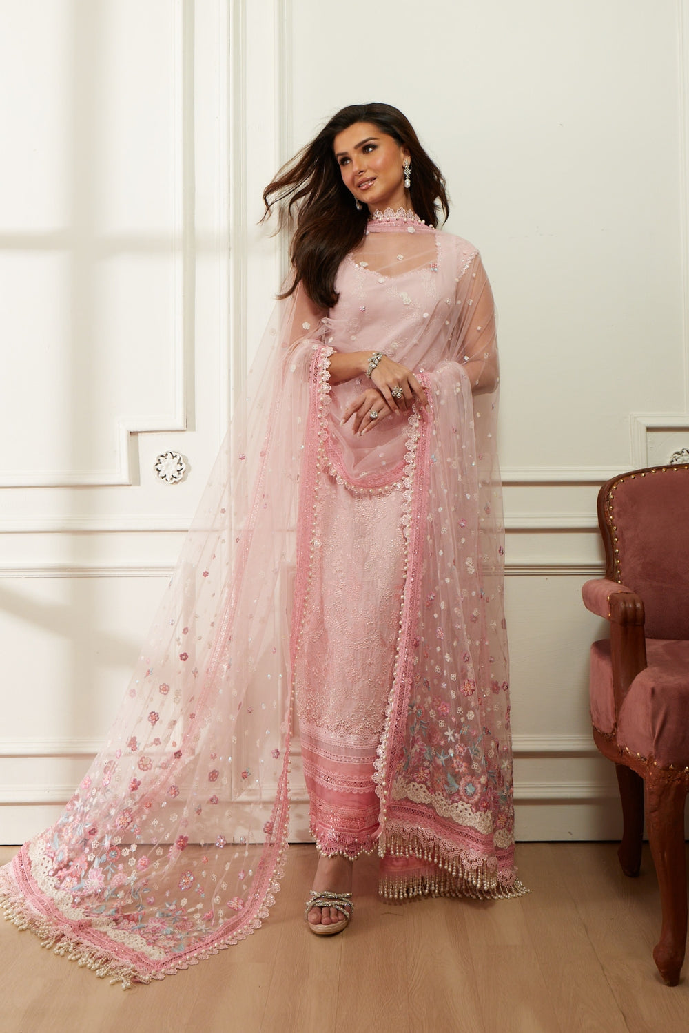 Sobia Nazir | Luxury Lawn Eid 26 | 7B by Sobia Nazir - Designer Dress - Type : Luxury Dress - Available at Libayah - 100% Original