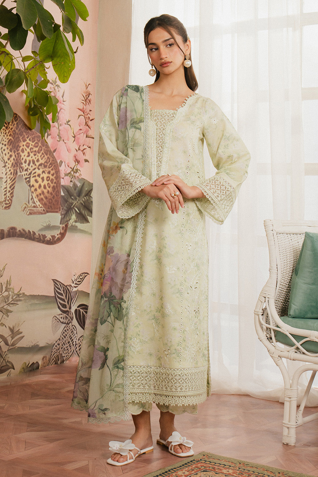 Ayzel | Armelia Printed Lawn 25 | Mirelia by Ayzel - Designer Dress - Type: Ladies Clothes - Available at Libayah - 100% Original