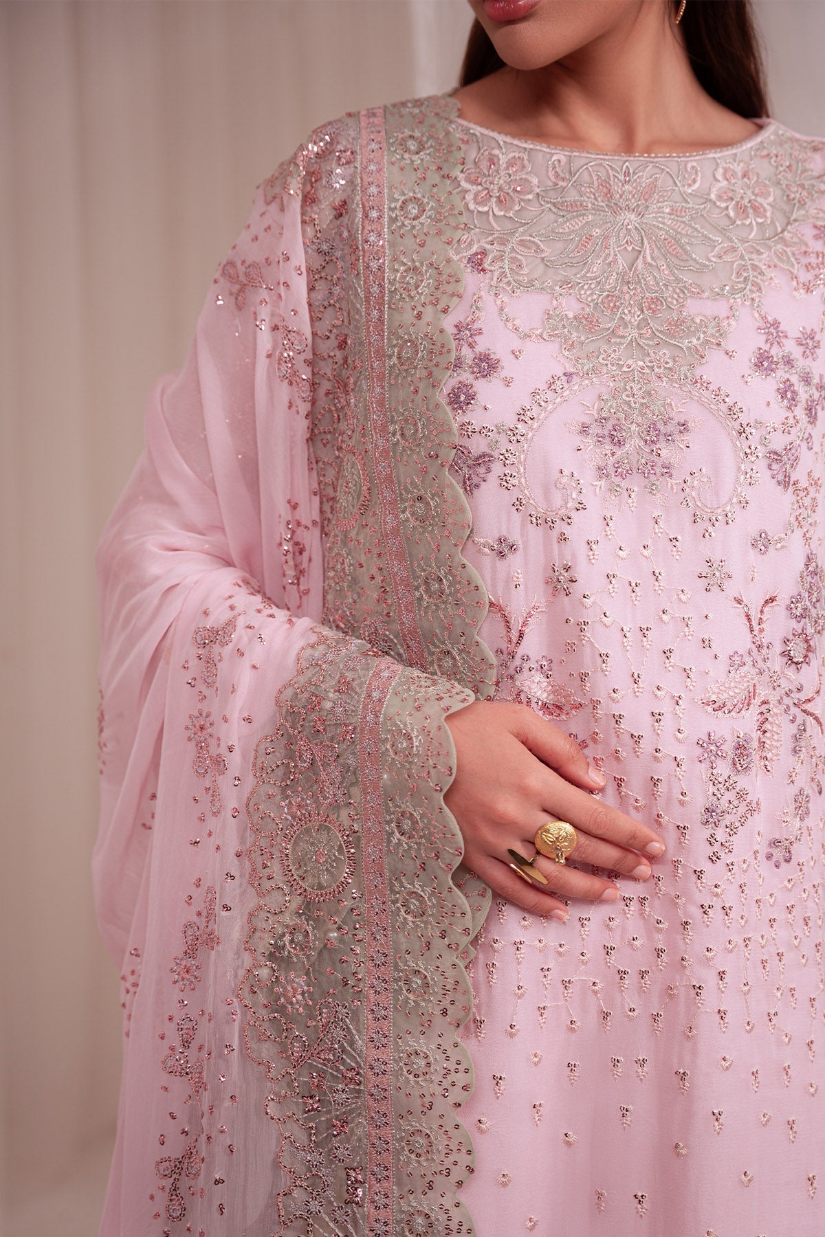 Nureh | Omara Formals | NEL-94 by Nureh - Designer Dress  - Type : Ladies Clothes - Available at Libayah - 100% Original 