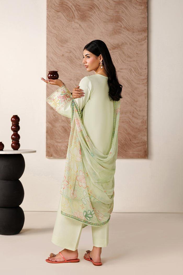 Farasha | Summer Melody 26 | Velvet Sage by Farasha - Designer Dress  - Type : Ladies Clothes - Available at Libayah - 100% Original 