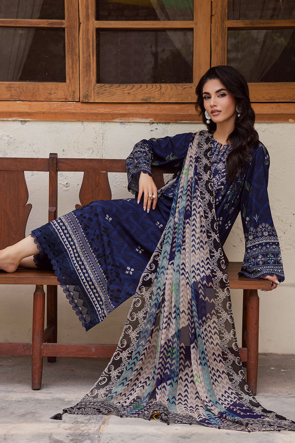 Nureh | Signature Printed Linen | SP-167 by Nureh - Designer Dress  - Type : Ladies Clothes - Available at Libayah - 100% Original 