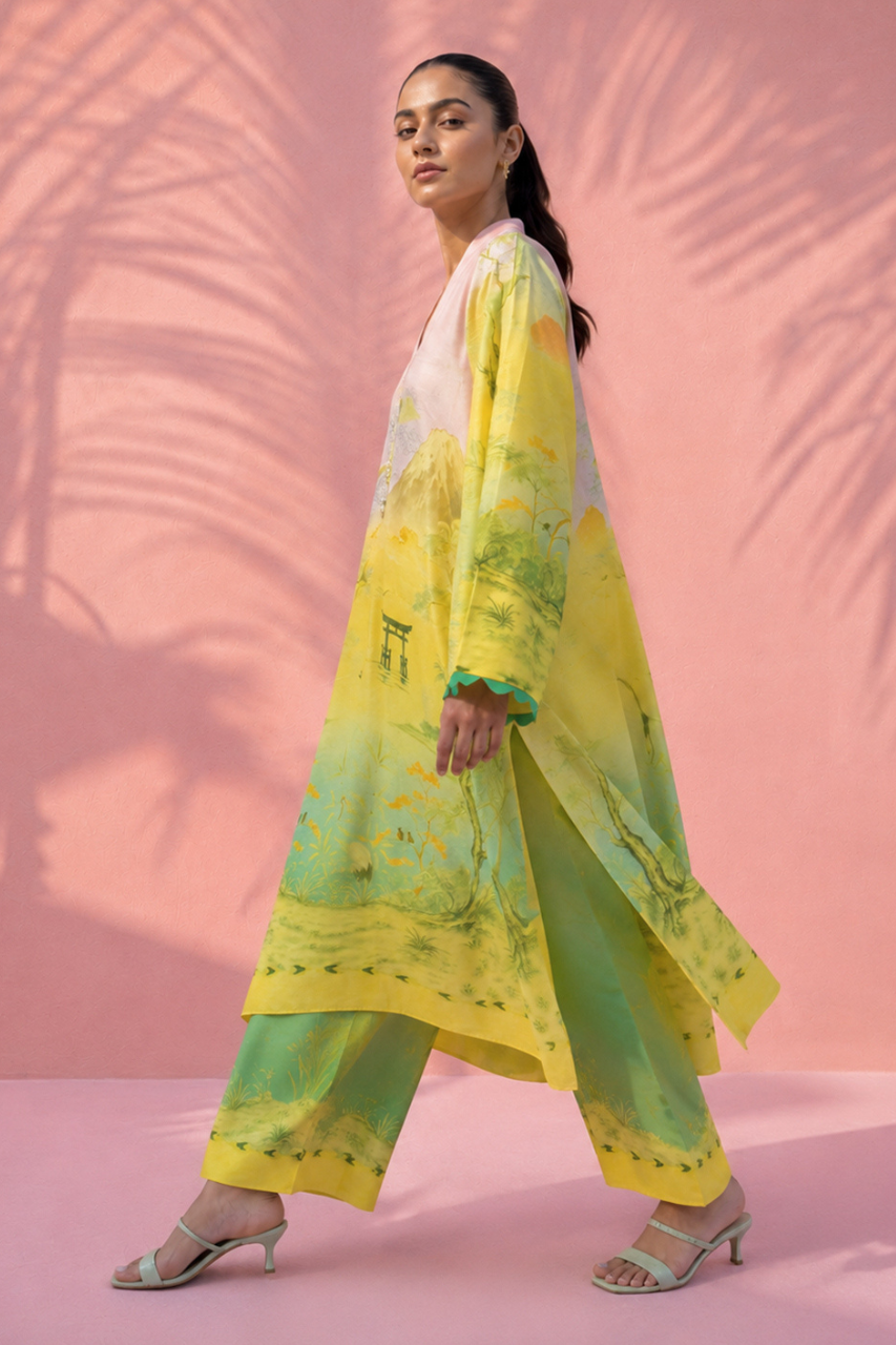 Sania Maskatiya | Summer Festive 26 | Yashal by Sania Maskatiya - Designer Dress  - Type : Ladies Clothes - Available at Libayah - 100% Original 