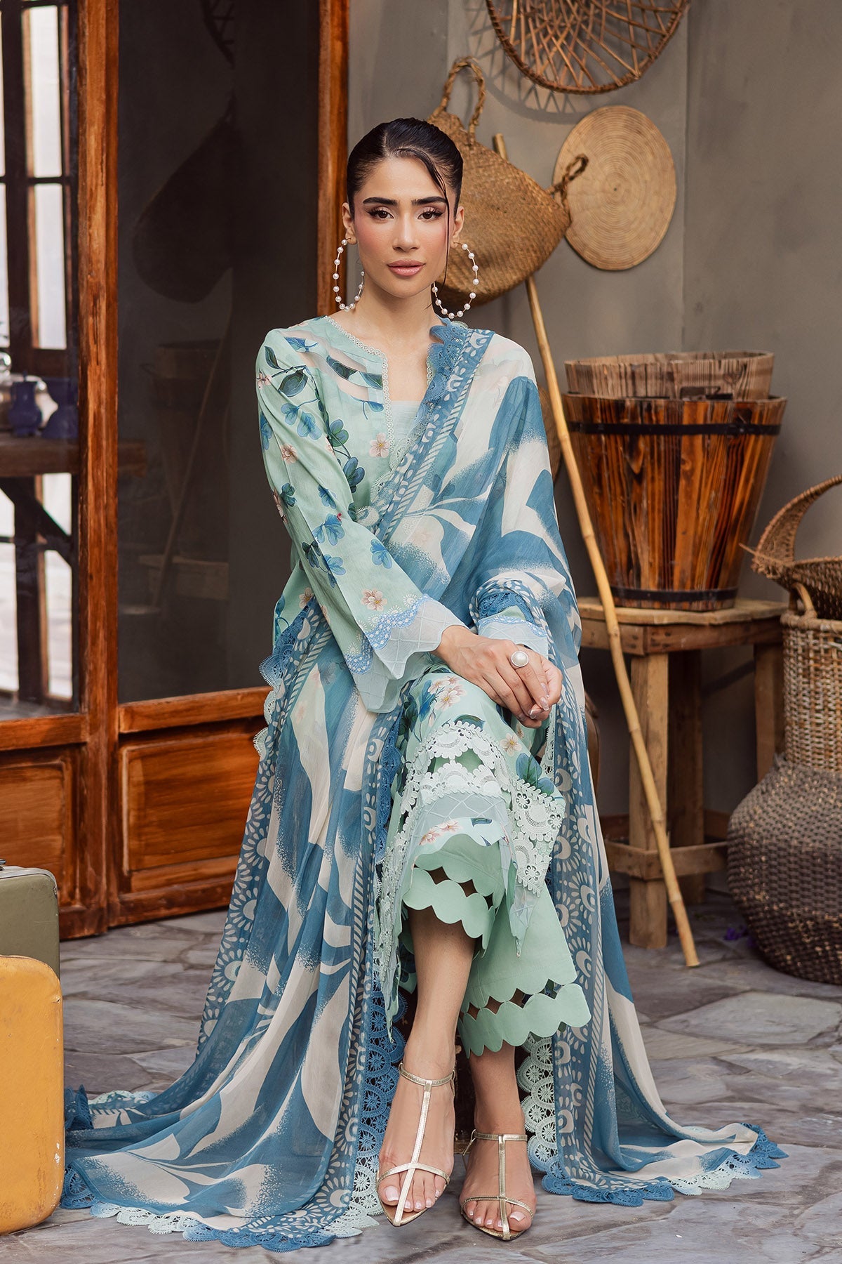 Nureh | Signature Prints 26 | SP-161 by Nureh - Designer Dress  - Type : Ladies Clothes - Available at Libayah - 100% Original 