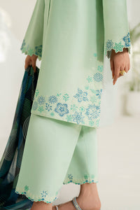 Farasha | Thread Lines Embroidered | Green Meadow by Farasha - Designer Dress  - Type : Ladies Clothes - Available at Libayah - 100% Original 