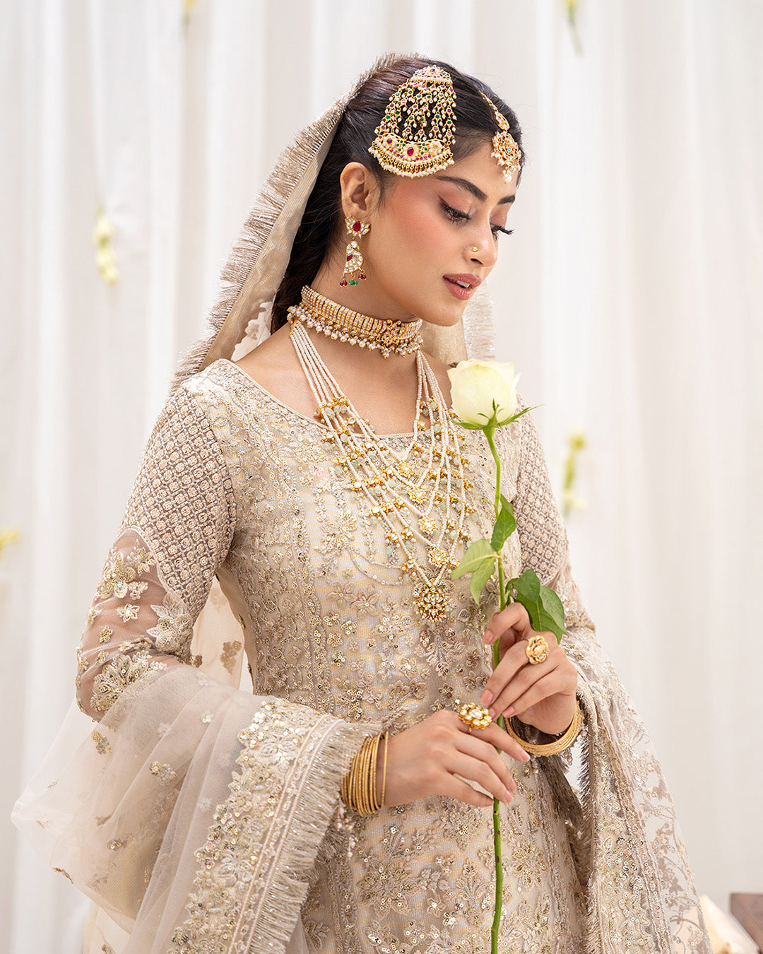 Faiza Saqlain | Rua Wedding Formals | Safak by Faiza Saqlain - Designer Dress  - Type : Ladies Clothes - Available at Libayah - 100% Original 