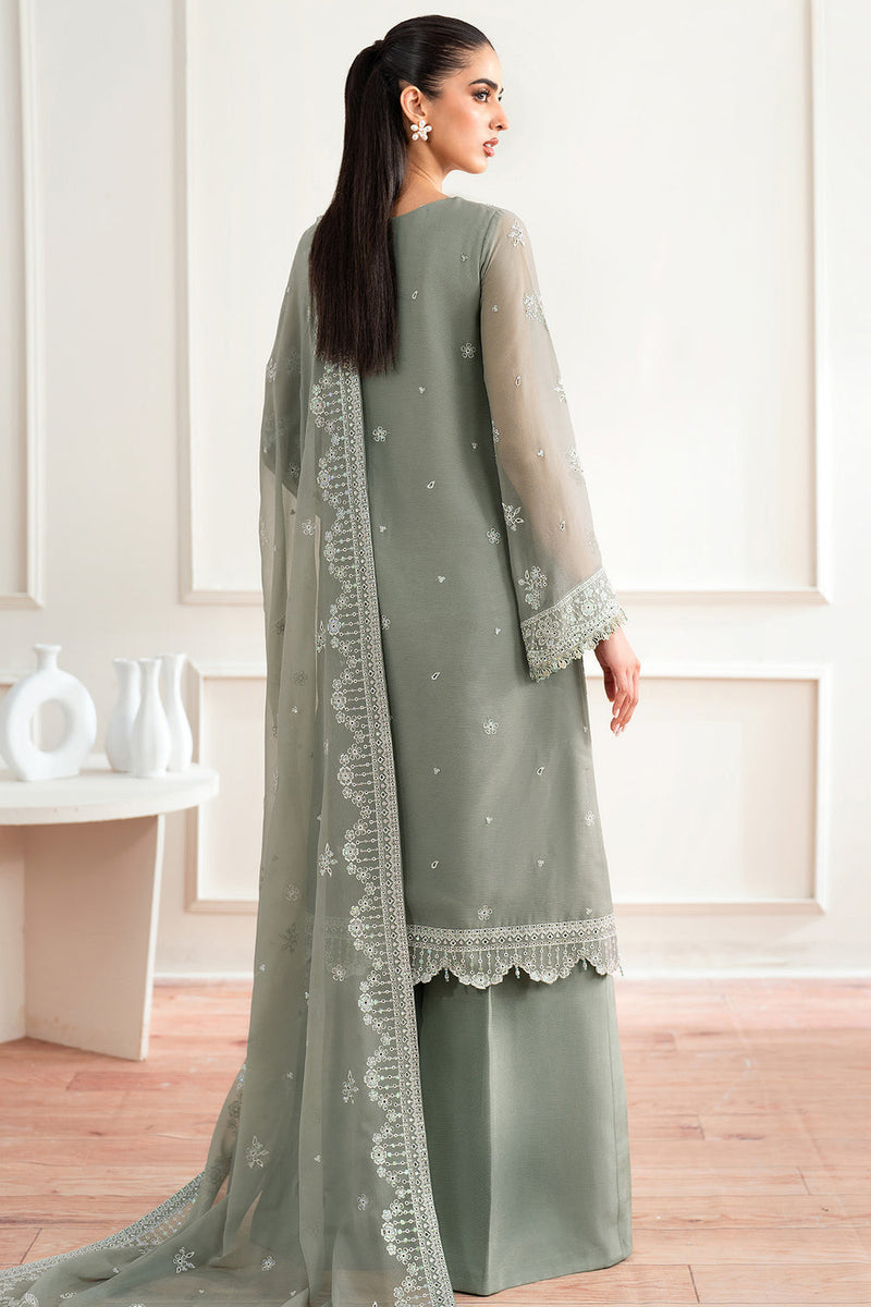 Farasha | Essence Formals 25 | Ash Green by Farasha - Designer Dress  - Type : Ladies Clothes - Available at Libayah - 100% Original 