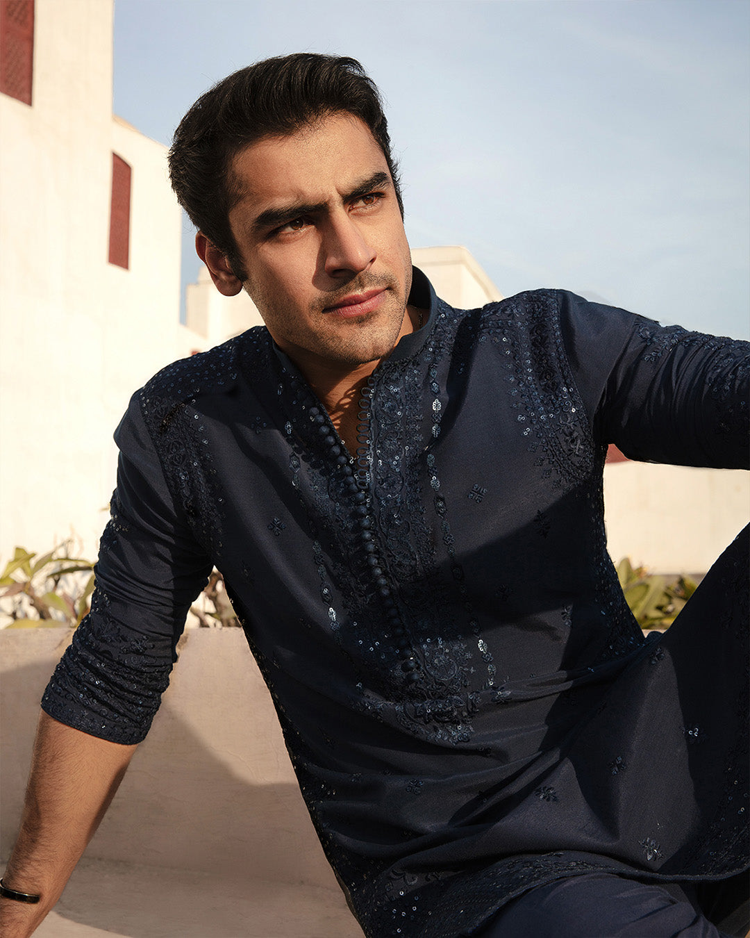 Pakisatni Menswear | Faiza Saqlain | Amoz by Faiza Saqlain - Designer Dress - Type: MensWear - Available at Libayah - 100% Original