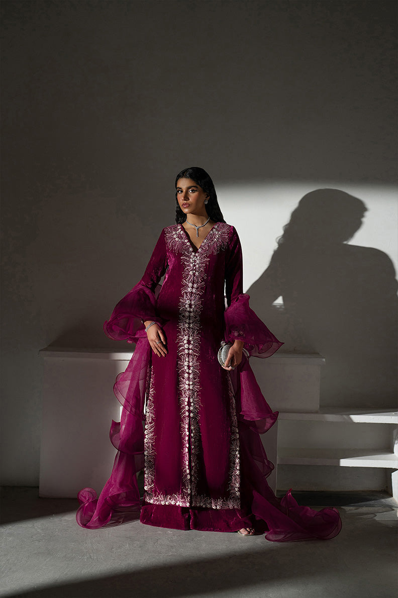Caia | Luxury Velvet Edit 25 | Fuchsia by Caia - Designer Dress - Type: Ladies Clothes - Available at Libayah - 100% Original