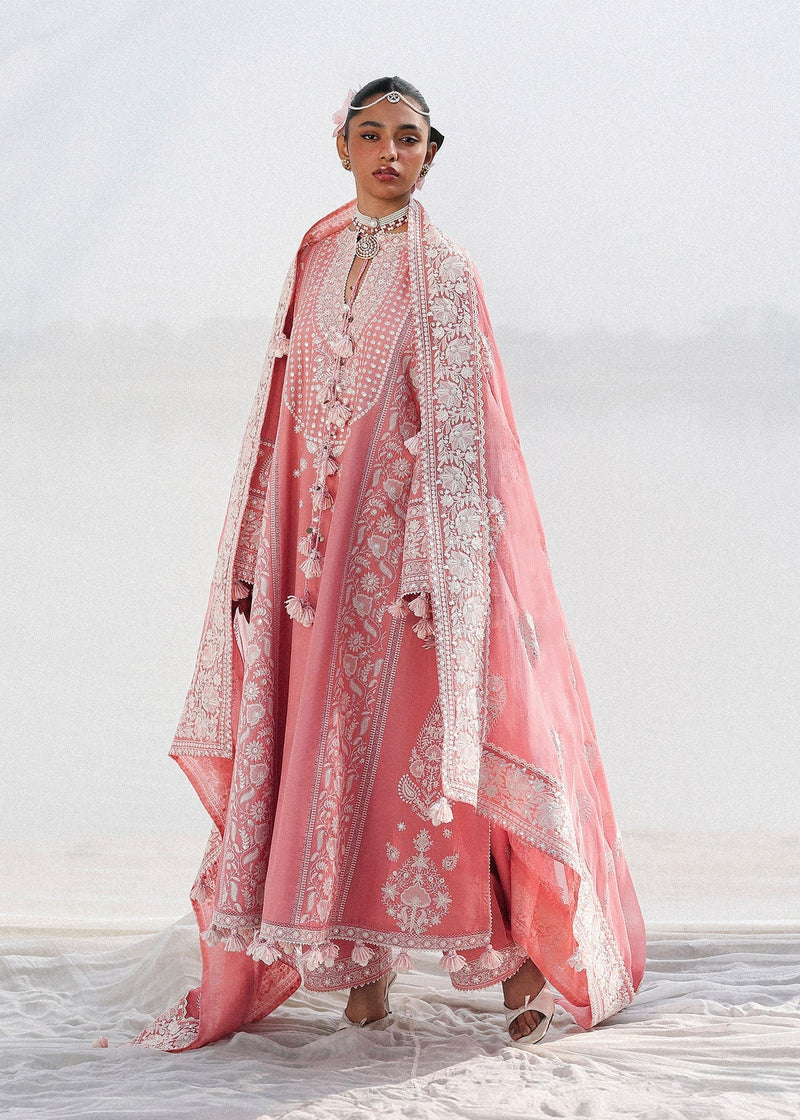 Hussain Rehar | Kalabagh Luxury Lawn 26 | Sorti by Hussain Rehar - Designer Dress  - Type : Ladies Clothes - Available at Libayah - 100% Original 