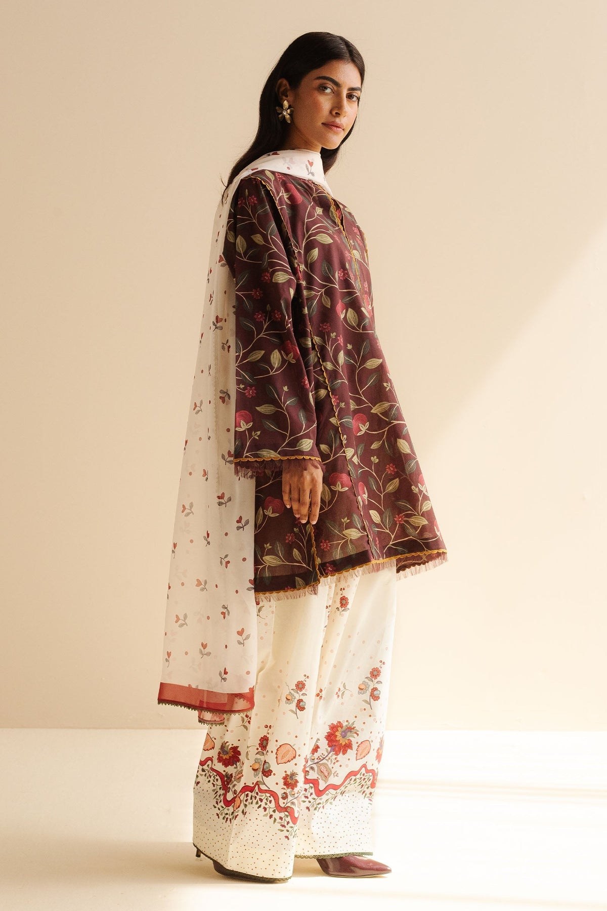 Zara Shahjahan | Coco Prints | Rey-7A by Zara Shahjahan - Designer Dress - Type: Ladies Clothes - Available at Libayah - 100% Original