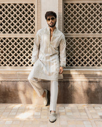 Pakistani Menswear | Faiza Saqlain | Bishr by Faiza Saqlain - Designer Dress - Type: MensWear - Available at Libayah - 100% Original