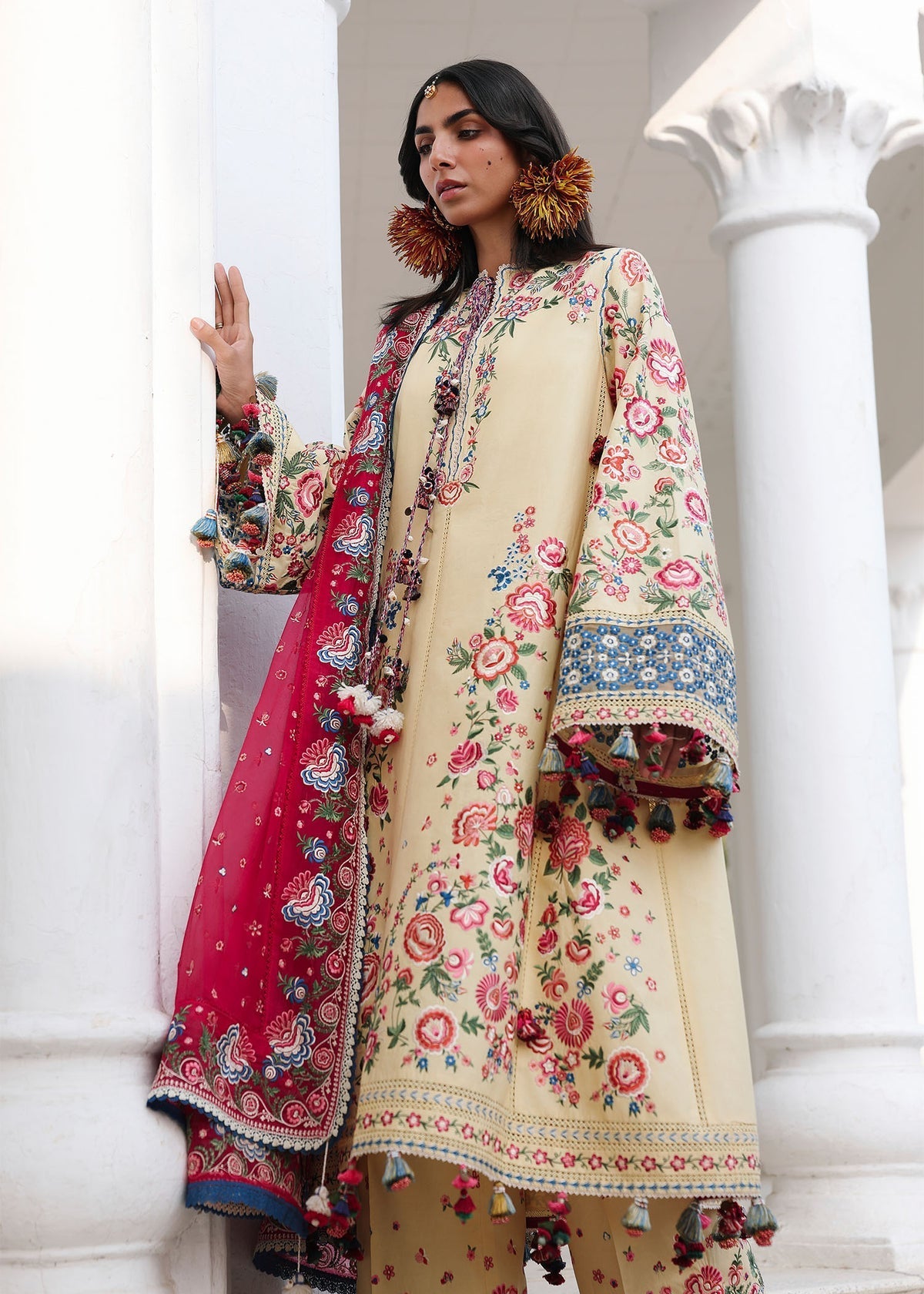 Hussain Rehar | Kalabagh Luxury Lawn 26 | Zubdah by Hussain Rehar - Designer Dress  - Type : Ladies Clothes - Available at Libayah - 100% Original 