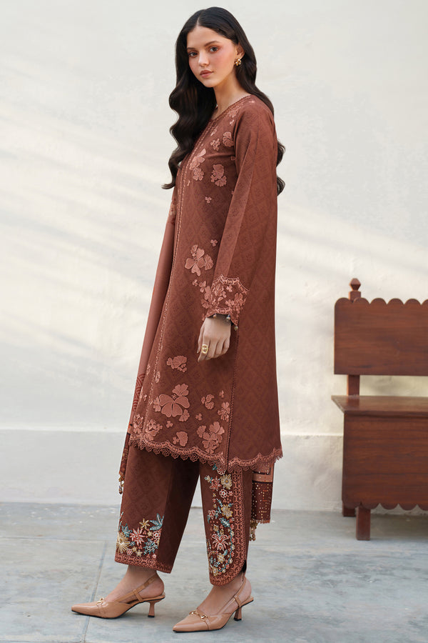 Farasha | Meline Premium Viscose 25 | Brown Clay by Farasha - Designer Dress  - Type : Ladies Clothes - Available at Libayah - 100% Original 