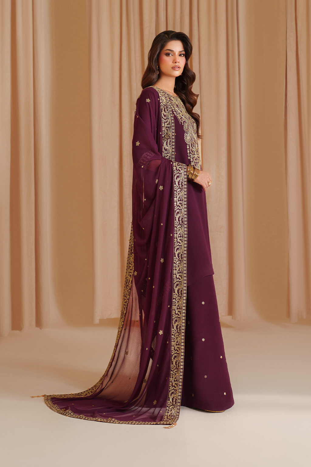 Iznik | Festive Formal |  CC-76 Embroidered Chiffon by Iznik - Designer Dress  - Type : Ladies Clothes - Available at Libayah - 100% Original 