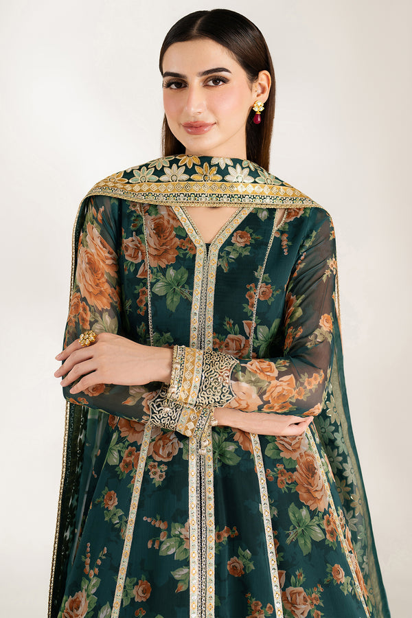 Farasha | Fiorella Formals | Teal Passion by Farasha - Designer Dress  - Type : Ladies Clothes - Available at Libayah - 100% Original 