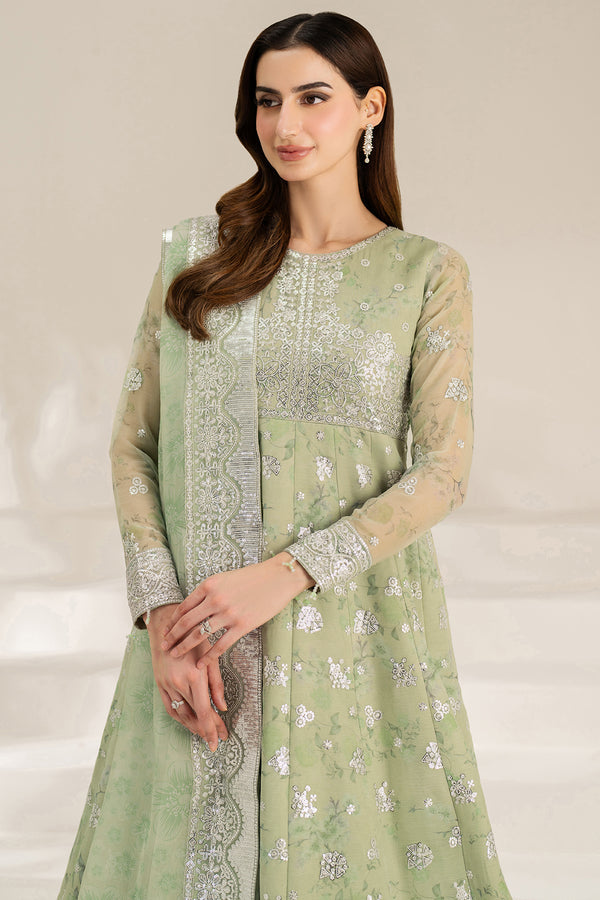 Farasha | Fiorella Formals | Sage Sparkle by Farasha - Designer Dress  - Type : Ladies Clothes - Available at Libayah - 100% Original 