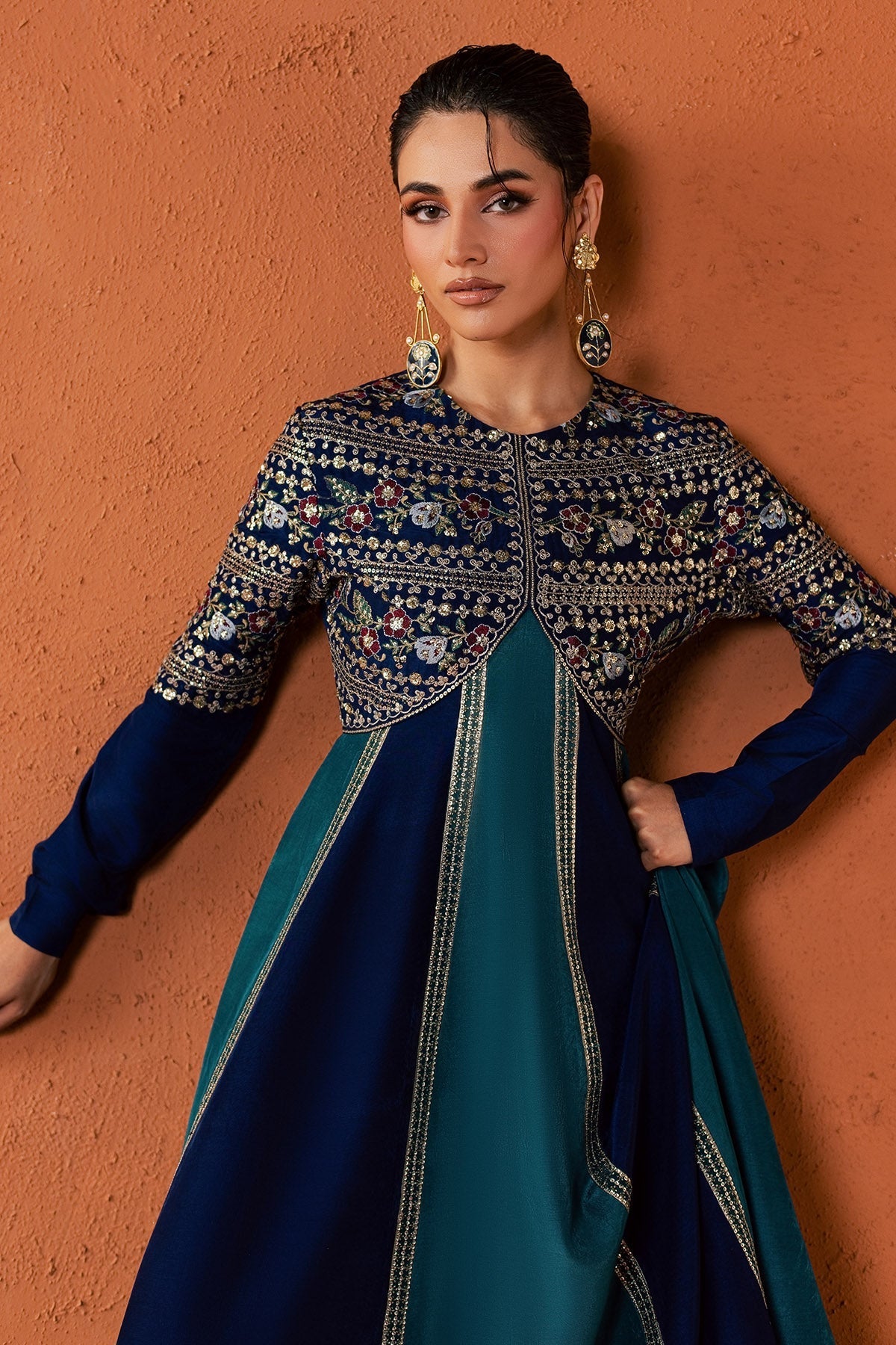 Nureh | Fancy Formal 26 | NP-834 by Nureh - Designer Dress  - Type : Ladies Clothes - Available at Libayah - 100% Original 