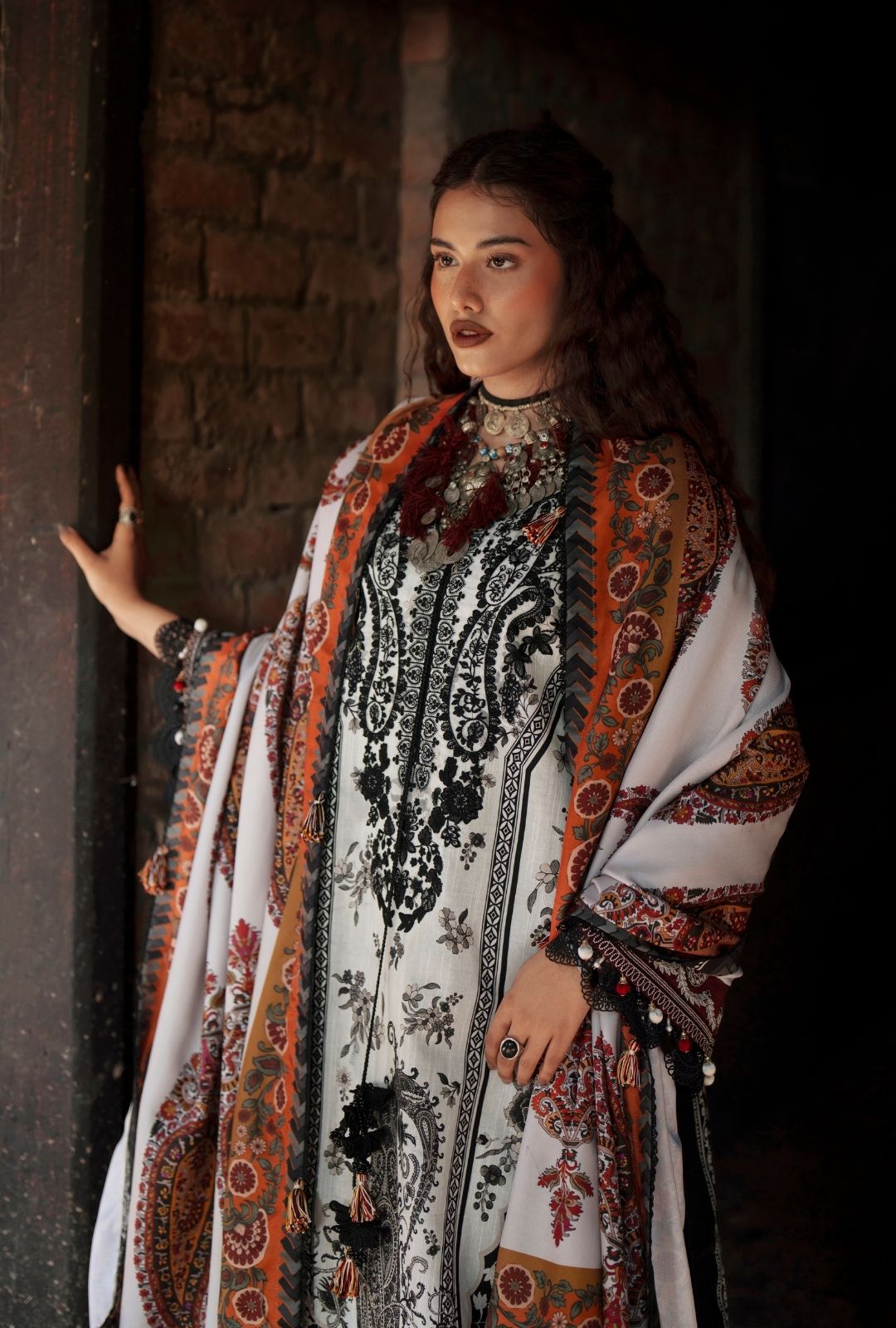 AJR Couture | Sard Sham | Makhmal by AJR Couture - Designer Dress - Type : Ladies Clothes - Available at Libayah - 100% Original 
