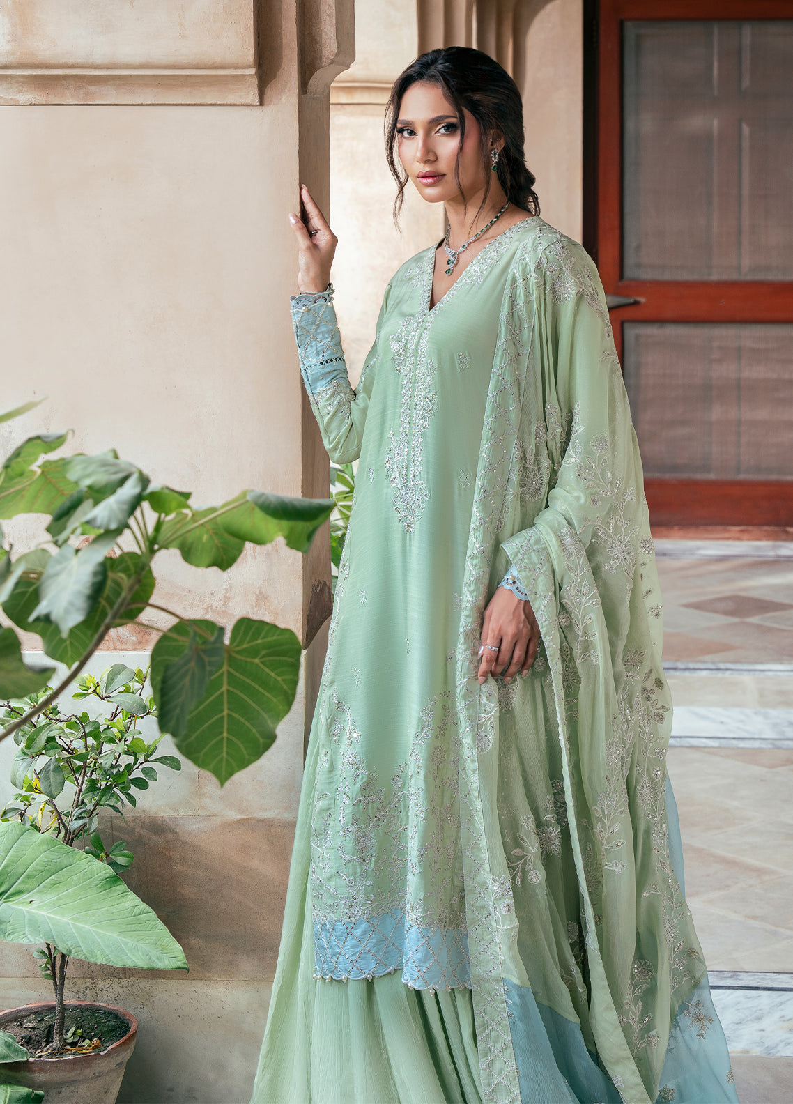 Sahane | Rusukh Premium Formals 26 | FU6605 Mehrma - RUSUKH by Sahane - Designer Dress  - Type : Ladies Clothes - Available at Libayah - 100% Original 