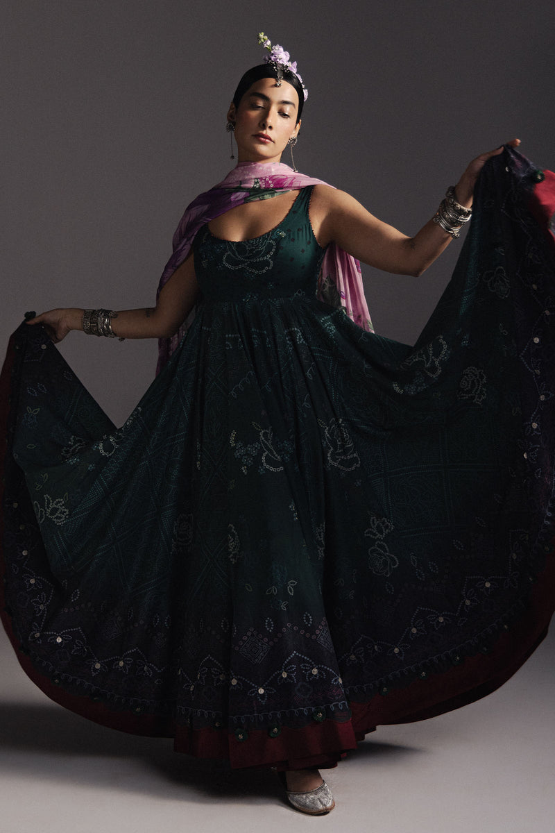 Zara Shahjahan | Anarkali 26 | Nayab-D4 - Designer Dress - Type : Ladies Clothes - Available at Libayah - 100% Original