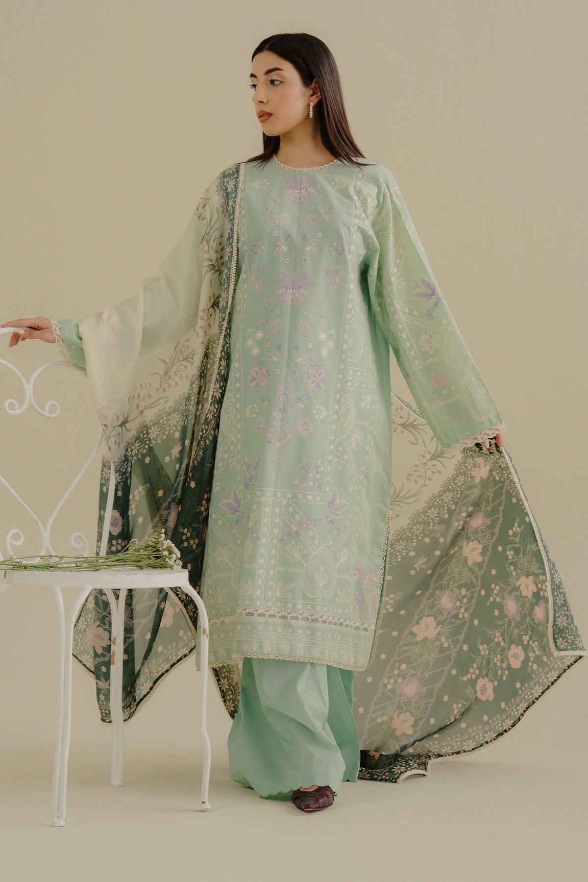 Zara Shahjahan | Coco Lawn 25 | Nyssa-10A by Zara Sahjahan - Designer Dress - Type: Ladies Clothes - Available at Libayah - 100% Original