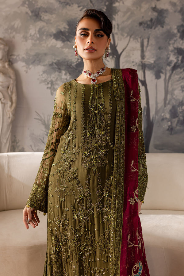 NEL-56 – authentic Pakistani formal dress from the Nureh Elanora Formals 25 collection for women in the UK.