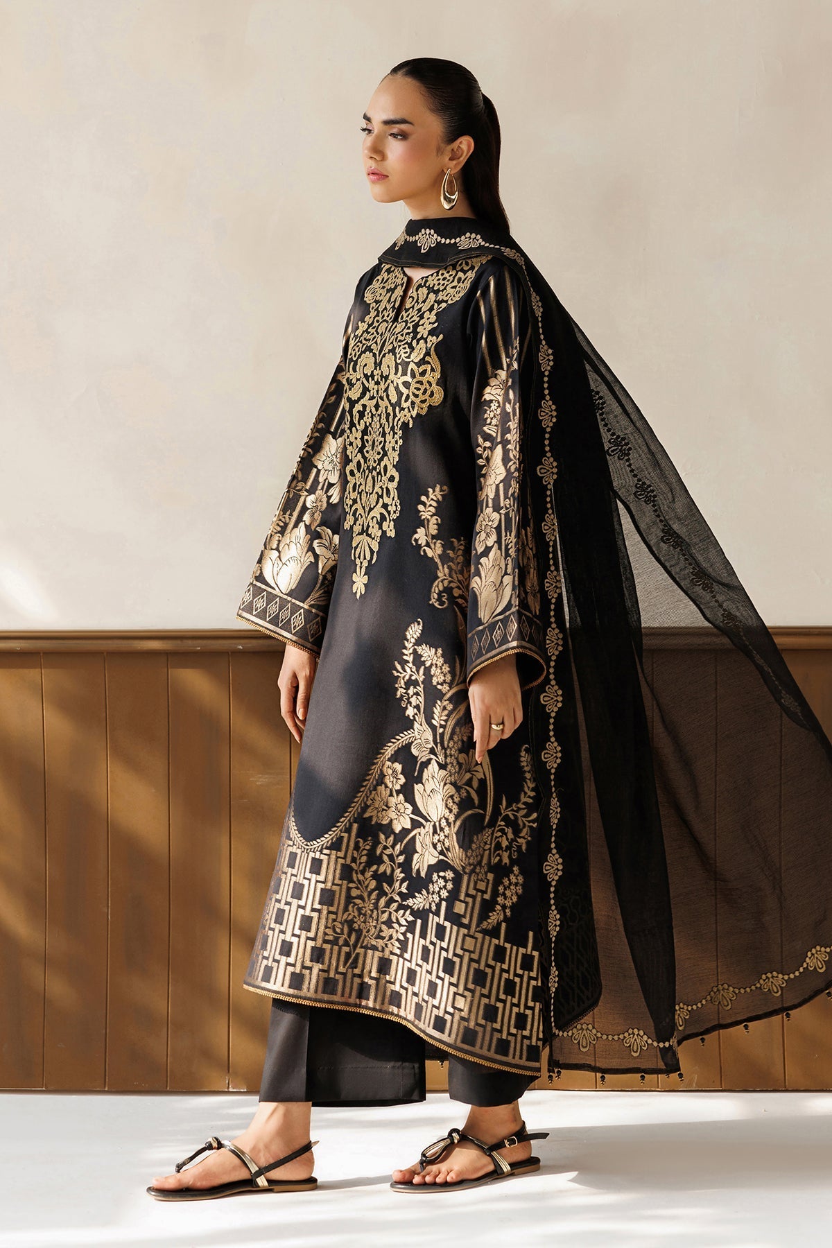 Baroque | Luxury Summer Pret | UF-4501 by Baroque - Designer Dress  - Type : Ladies Clothes - Available at Libayah - 100% Original 